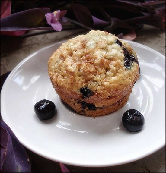 blueberry oatmeal muffins