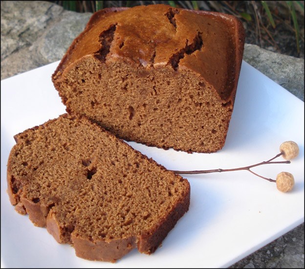 christmas gingerbread loaf