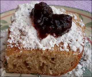 fluffy soymilk sunrise cake