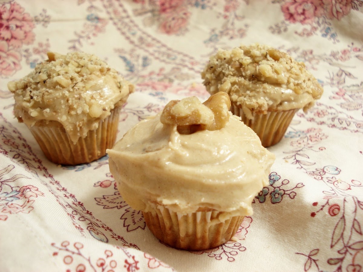 Mini Maple Walnut Cupcakes and Caponatina
