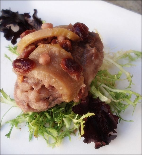 mixed berry and white wine chicken