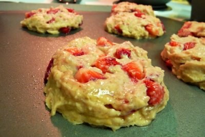 Moist and Tender Gluten Free Strawberry Scones