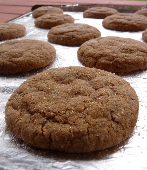 Spicy, Soft and Chewy Gluten-Free Ginger Cookies
