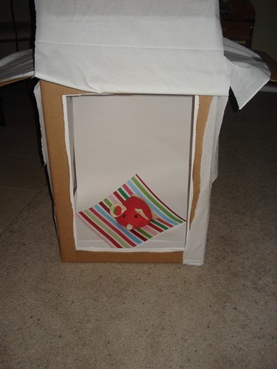 Sticky Toffee Pudding and a homemade lightbox!