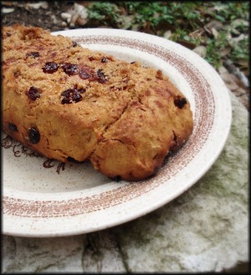 Sweet Potato Walnut and Cranberry Loaf